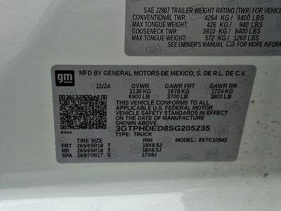 2025 GMC Sierra 1500 SLT