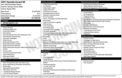 2021 Hyundai Accent SE