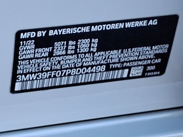 2023 BMW 3 Series 330e iPerformance