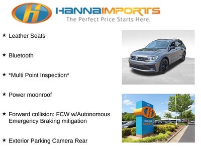 2021 Volkswagen Tiguan 2.0T SE R-Line Black
