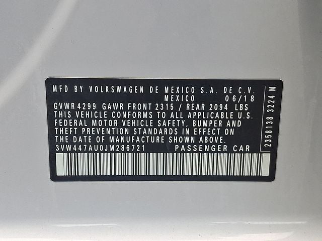 2018 Volkswagen Golf GTI Autobahn