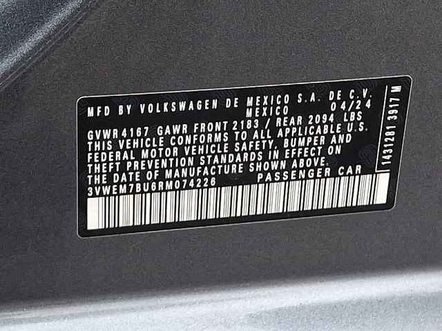 2024 Volkswagen Jetta 1.5T SE