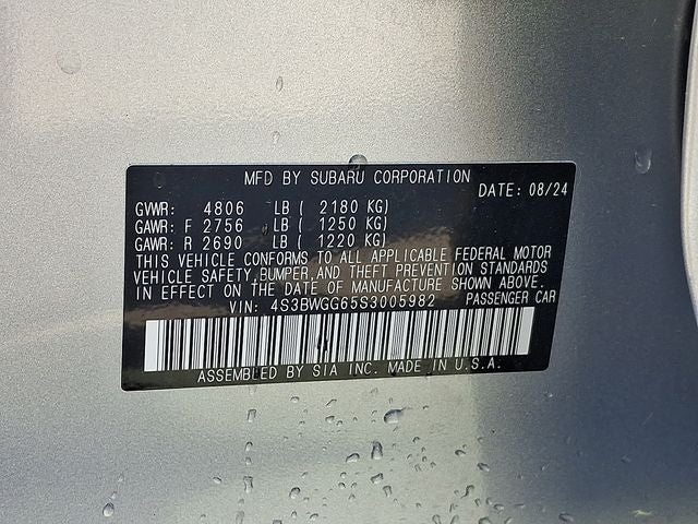 2025 Subaru Legacy Sport