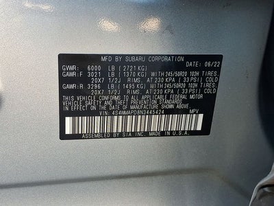 2022 Subaru Ascent Limited