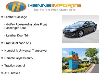 2012 Toyota Camry Hybrid XLE