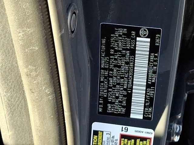 2025 Toyota Camry LE