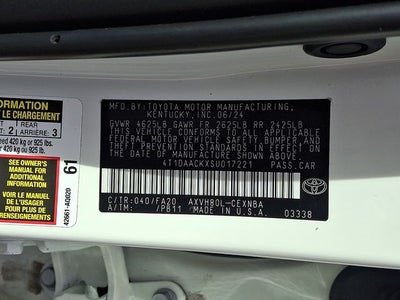 2025 Toyota Camry LE