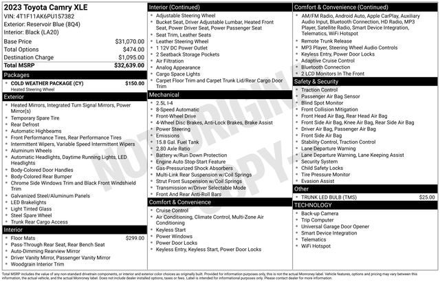 2023 Toyota Camry XLE