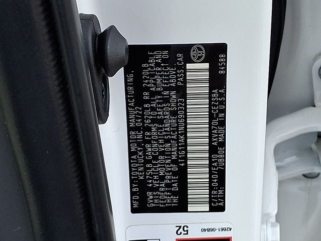 2022 Toyota Camry SE