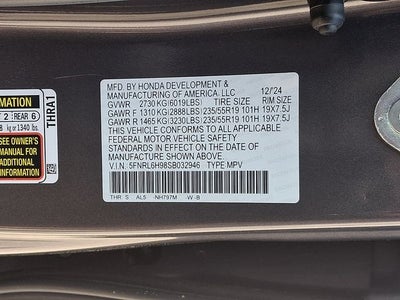 2025 Honda Odyssey Elite