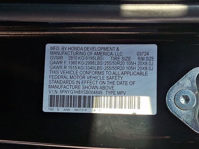 2025 Honda Pilot Elite