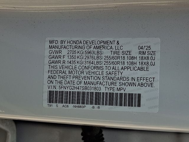 2025 Honda Pilot EX-L