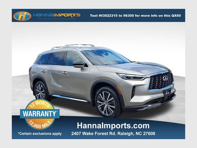 2022 INFINITI QX60 Sensory