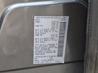 2022 Nissan Pathfinder SV