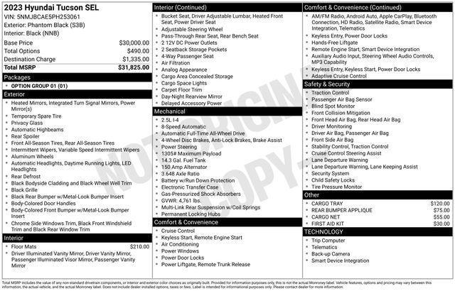 2023 Hyundai Tucson SEL