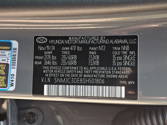 2025 Hyundai Tucson SEL Convenience