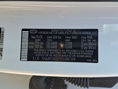 2025 Hyundai Santa Fe SEL