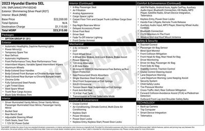 2023 Hyundai Elantra SEL