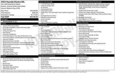2023 Hyundai Elantra SEL