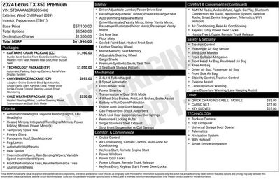 2024 Lexus TX 350 Premium