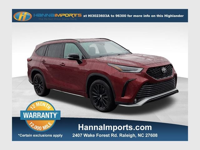 2023 Toyota Highlander XSE