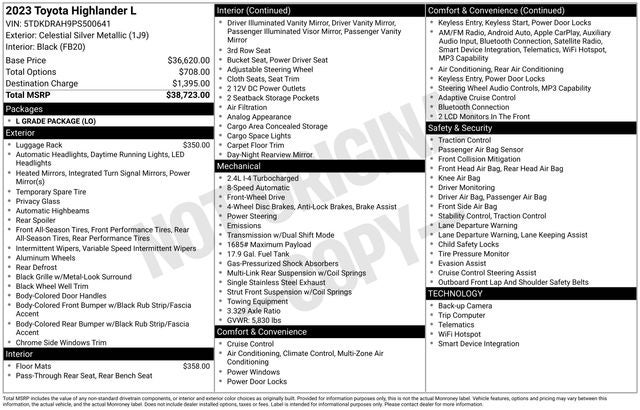 2023 Toyota Highlander L