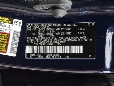 2022 Toyota Highlander XSE