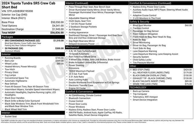 2024 Toyota Tundra SR5