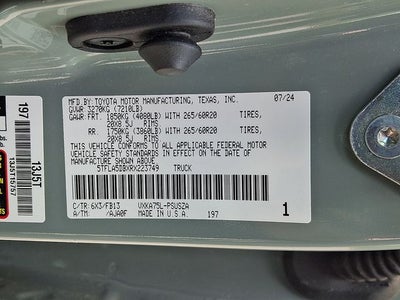 2024 Toyota Tundra SR5