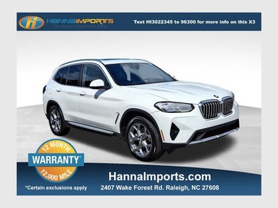 2023 BMW X3 sDrive30i