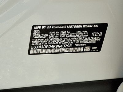 2023 BMW X3 sDrive30i