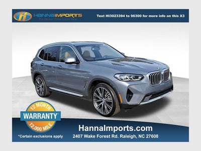2023 BMW X3 sDrive30i