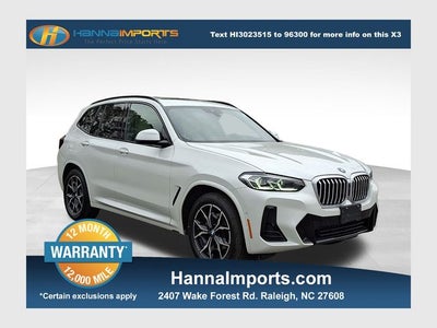 2023 BMW X3 xDrive30i