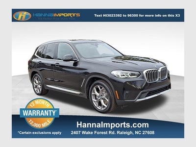 2023 BMW X3 xDrive30i