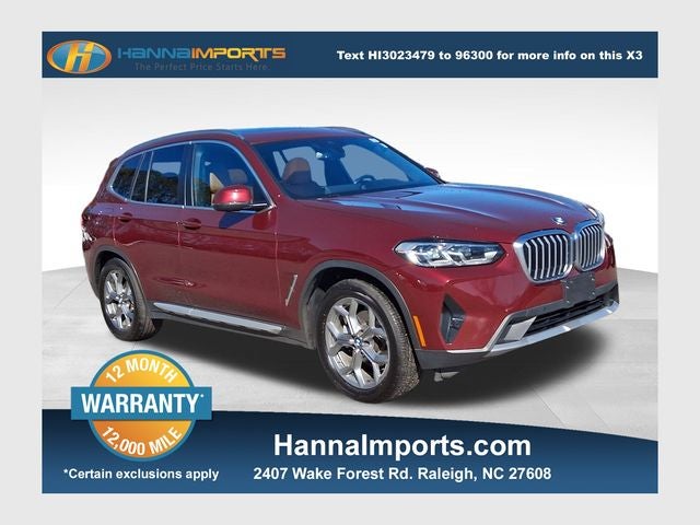 2022 BMW X3 xDrive30i