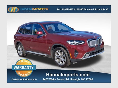 2022 BMW X3 xDrive30i