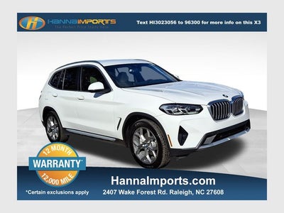 2022 BMW X3 xDrive30i