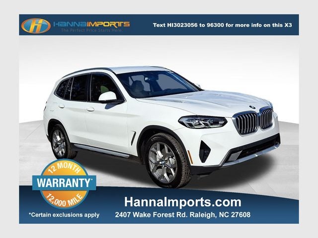2022 BMW X3 xDrive30i