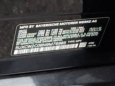 2022 BMW X7 xDrive40i