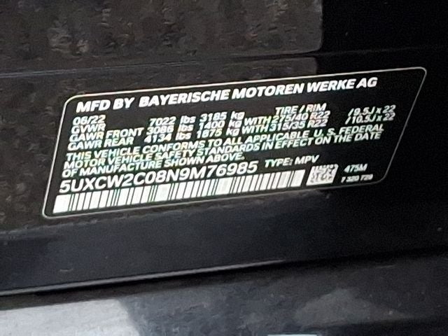 2022 BMW X7 xDrive40i