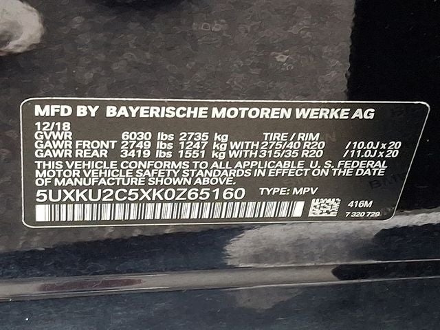 2019 BMW X6 xDrive35i