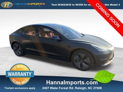 2019 Tesla Model 3 Standard Range Plus