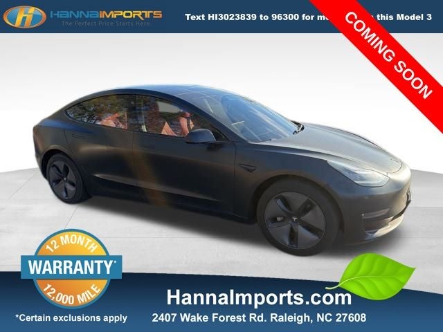2019 Tesla Model 3 Standard Range Plus