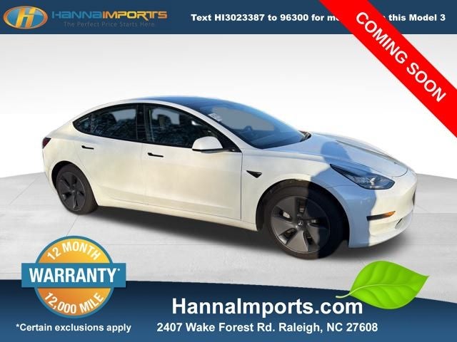 2021 Tesla Model 3 Standard Range Plus