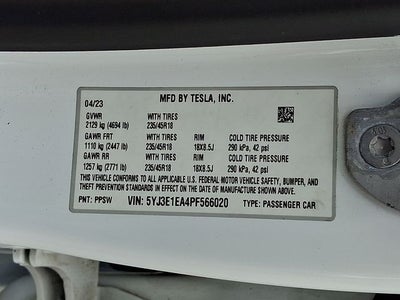 2023 Tesla Model 3 Base