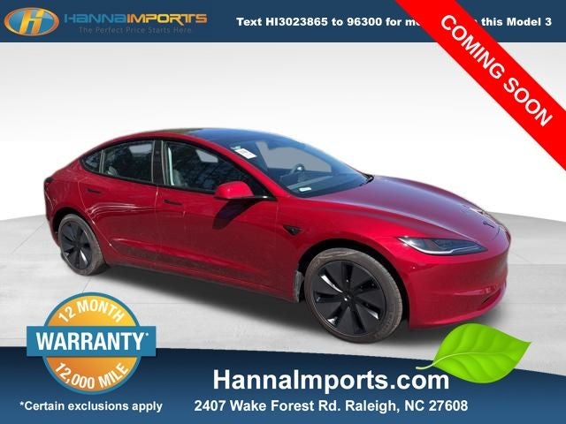 2025 Tesla Model 3 Long Range