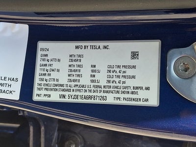 2024 Tesla Model 3 Base