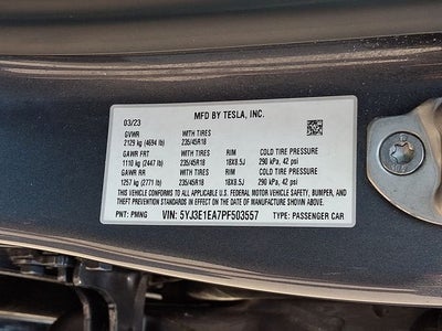 2023 Tesla Model 3 Base