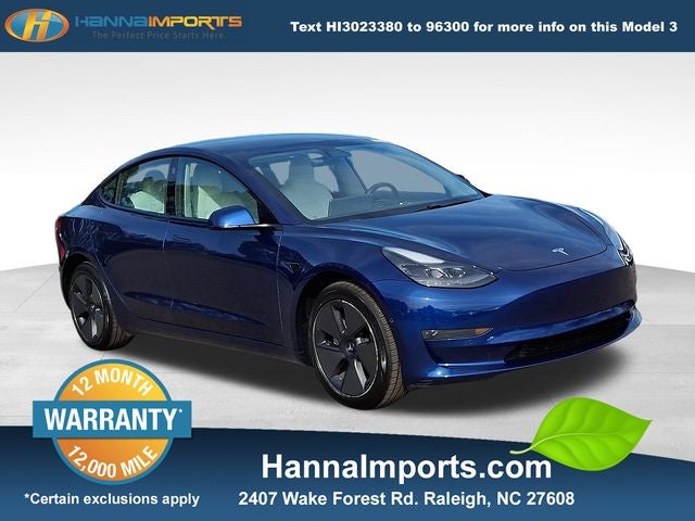 2021 Tesla Model 3 Standard Range Plus
