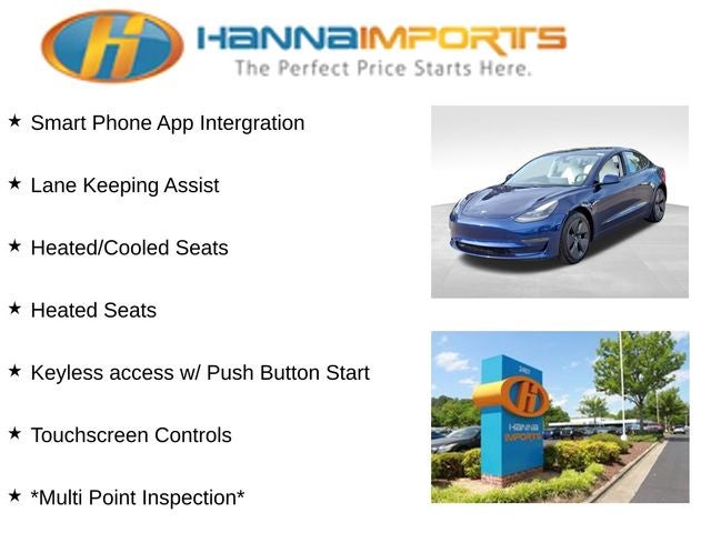 2021 Tesla Model 3 Standard Range Plus